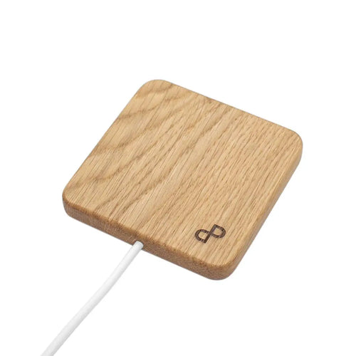Handcrafted Wooden Wireless Charger. Fast Charging Station